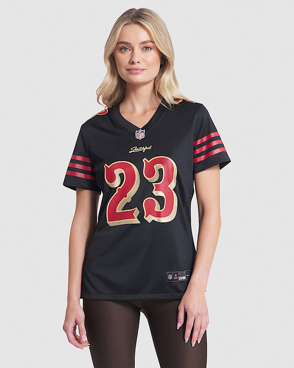 アメフトNFL 49ers ユニフォーム　レディース Christian McCaffrey San Francisco 49ers Rivalries Collection